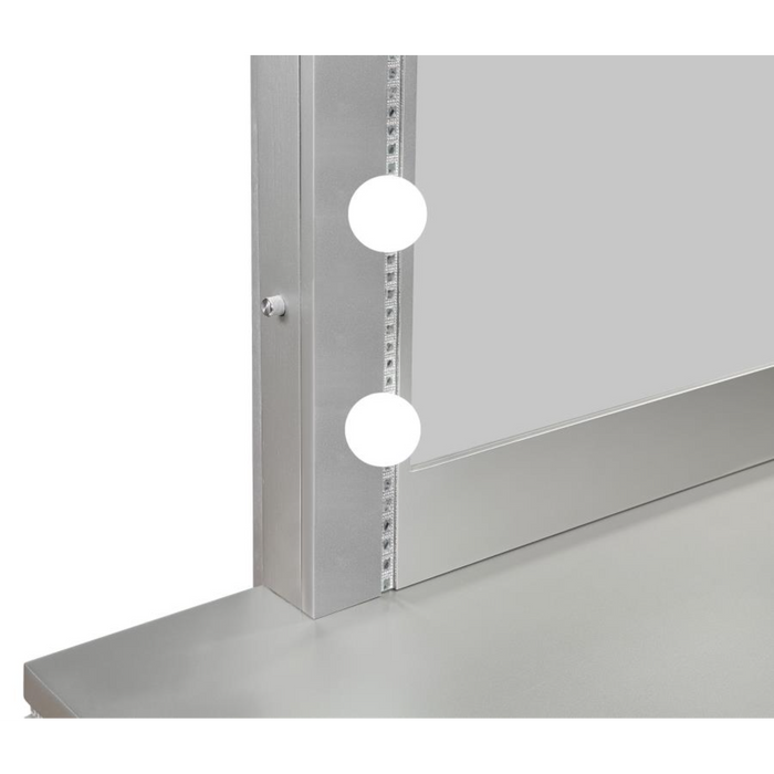 Coaster Eleanor 5-piece Bedroom Set Metallic Mercury - Bed & Sofa Hub