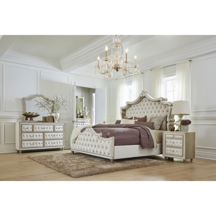 Coaster Antonella 5-piece Bedroom Set Ivory - Bed & Sofa Hub
