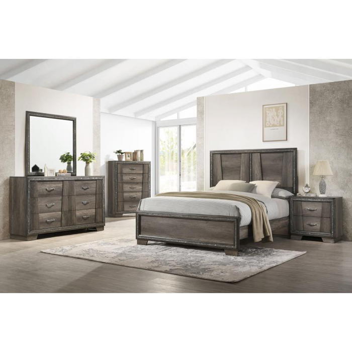 Coaster Janine 5-piece Bedroom Set Grey - Bed & Sofa Hub