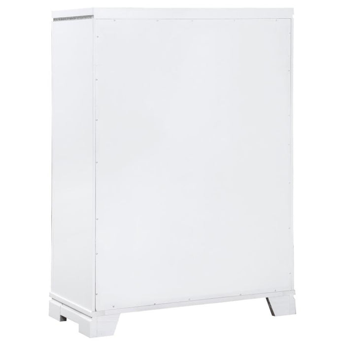 Coaster  Eleanor 5-piece Bedroom Set White - Bed & Sofa Hub