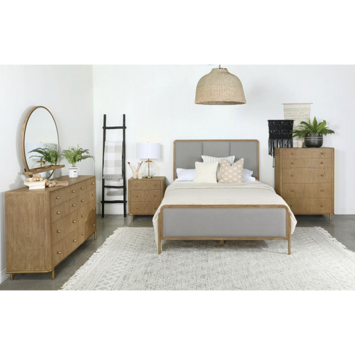 Coaster Arini 5-piece Bedroom Set Sand Wash and Grey - Bed & Sofa Hub