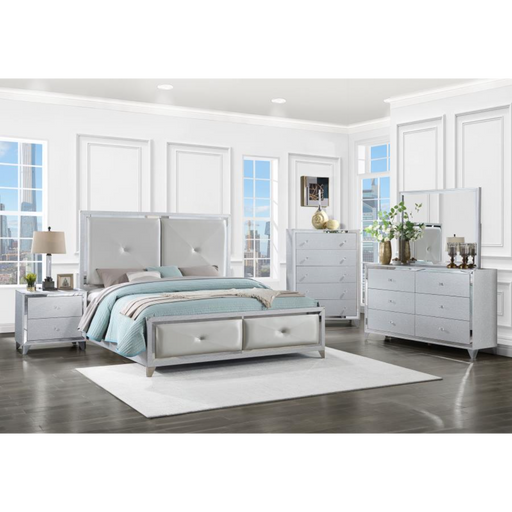 Coaster Larue 5-piece Bedroom Set Silver - Bed & Sofa Hub