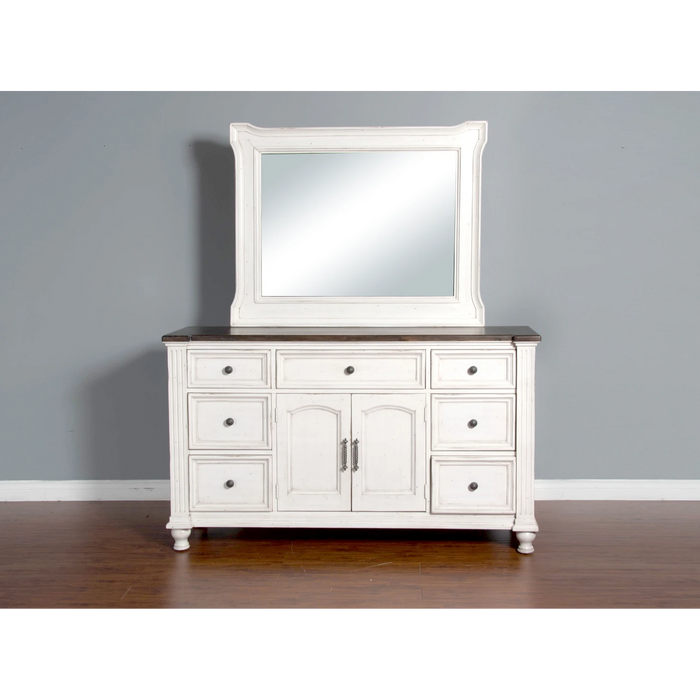 Sunny Designs Carriage House Mirror European Cottage - Bed & Sofa Hub
