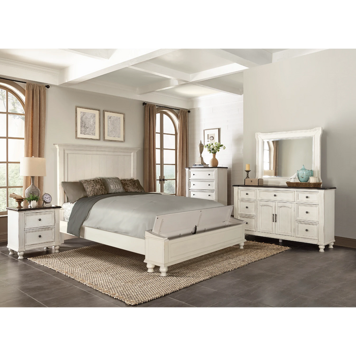 Sunny Designs Eastern King Bed with Storage European Cottage - Bed & Sofa Hub