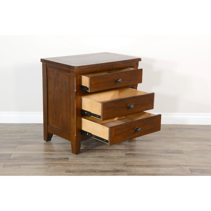 Sunny Designs Santa Fe Night Stand Dark Chocolate - Bed & Sofa Hub