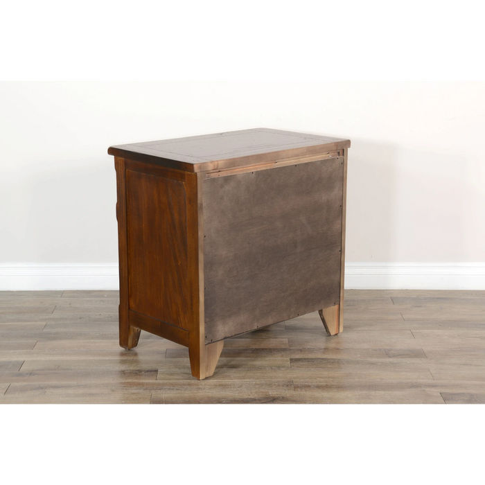 Sunny Designs Santa Fe Night Stand Dark Chocolate - Bed & Sofa Hub