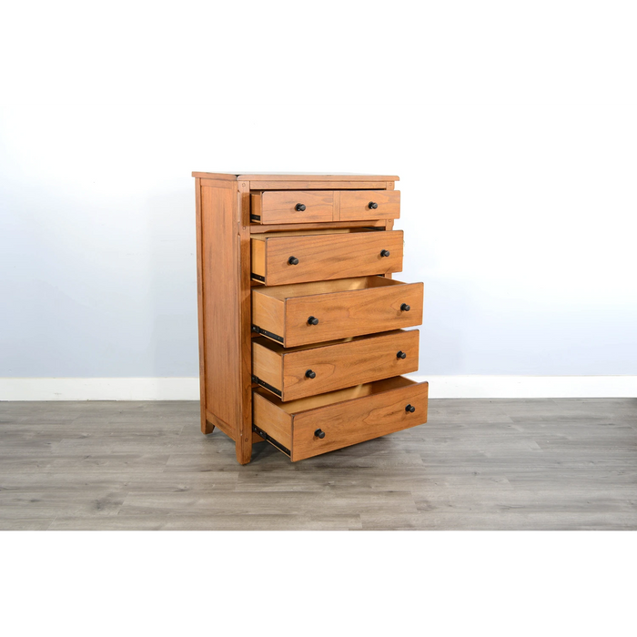 Sunny Designs Sedona Petite Wood Chest Rustic Oak - Bed & Sofa Hub