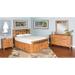 Sunny Designs Queen Storage Bed withith Slate Rustic Oak - Bed & Sofa Hub