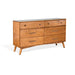 Sunny Designs American Modern 6 Drawer Dresser Cinnamon - Bed & Sofa Hub