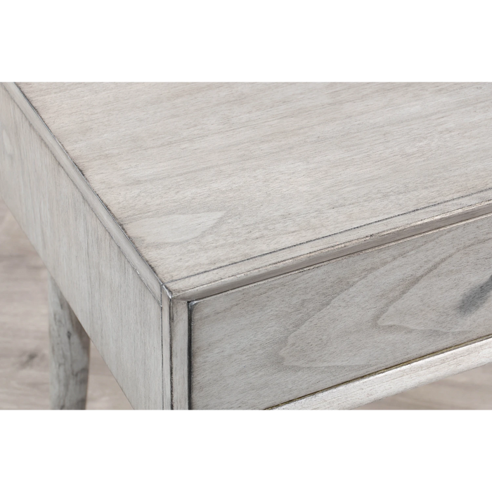 Sunny Designs American Modern 1-Drawer Mindi Wood Night Stand in Modern Gray - Bed & Sofa Hub