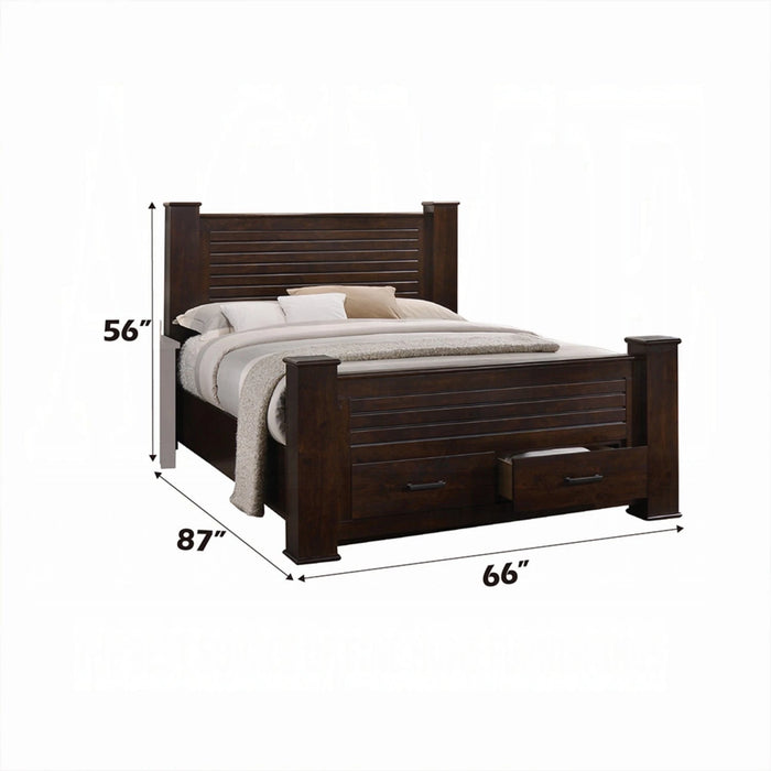 ACME Panang Queen Bed W/Storage - Bed & Sofa Hub
