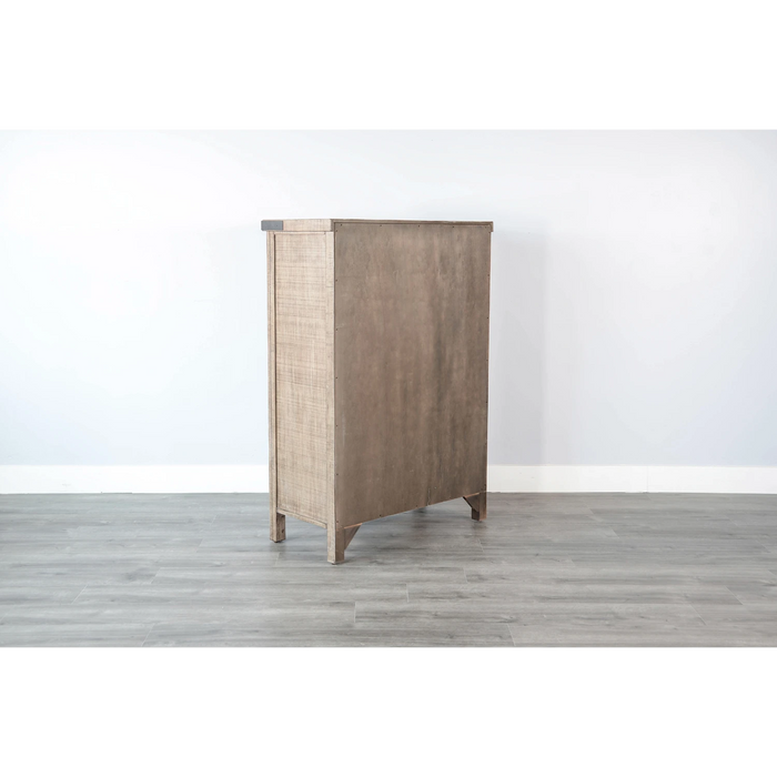 Sunny Designs Desert Rock Modern Mahogany Chest in Desert Rock/Light Brown Desert Rock - Bed & Sofa Hub