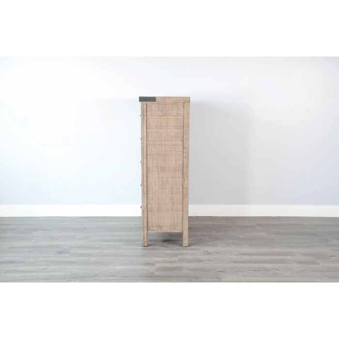 Sunny Designs Desert Rock Modern Mahogany Chest in Desert Rock/Light Brown Desert Rock - Bed & Sofa Hub