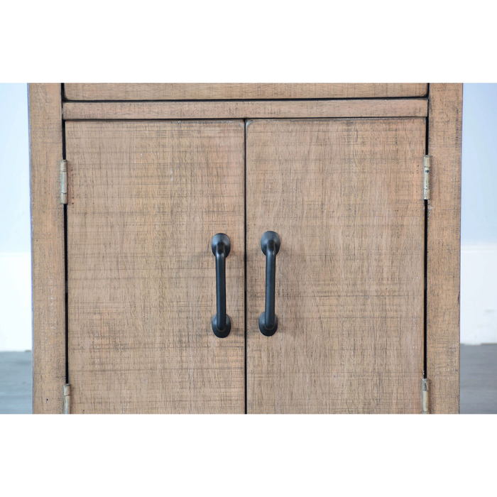 Sunny Designs Desert Rock Modern Mahogany Wood Nightstand in Light Brown Desert Rock - Bed & Sofa Hub