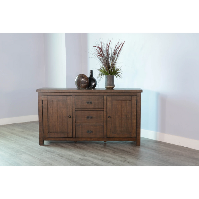 Sunny Designs Homestead Dining Wood Buffet Tobacco Leaf - Bed & Sofa Hub