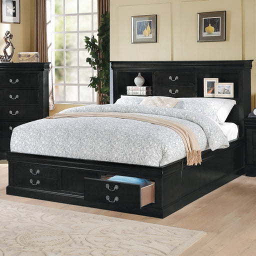 ACME Louis Philippe III Queen Bed W/Storage - Bed & Sofa Hub