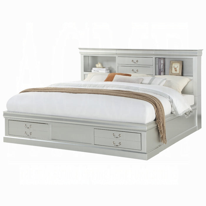 ACME Louis Philippe III Queen Bed W/Storage - Bed & Sofa Hub