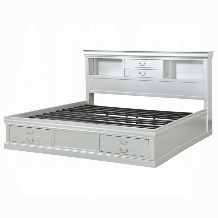 ACME Louis Philippe III Queen Bed W/Storage - Bed & Sofa Hub
