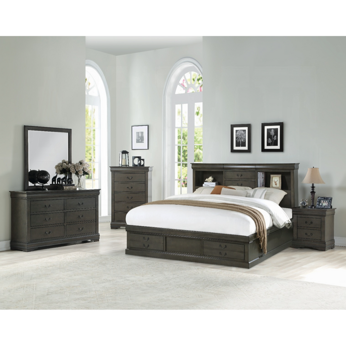ACME Louis Philippe III Queen Bed W/Storage - Bed & Sofa Hub