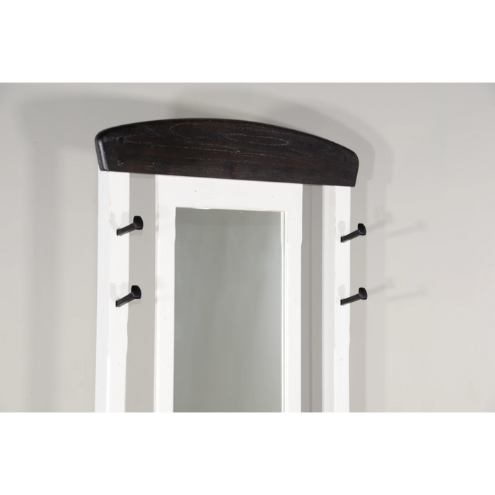 Sunny Designs 78" 4-hook Farmhouse Wood Hall Tree European Cottage - Bed & Sofa Hub