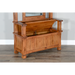 Sunny Designs 78" 4-hook Farmhouse Wood Hall Tree Rustic Oak - Bed & Sofa Hub