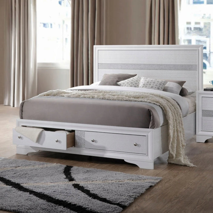 ACME Naima Queen Bed W/Storage - Bed & Sofa Hub