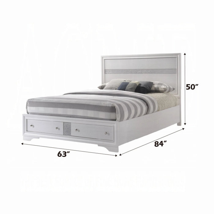 ACME Naima Queen Bed W/Storage - Bed & Sofa Hub