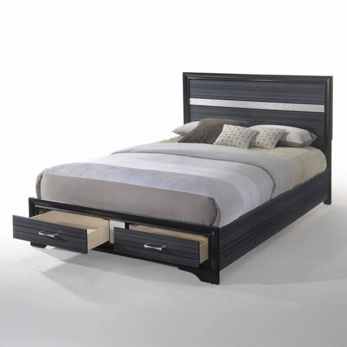 ACME Naima EK Bed W/Storage - Bed & Sofa Hub