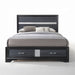 ACME Naima Queen Bed W/Storage - Bed & Sofa Hub