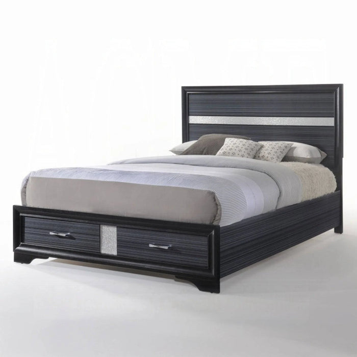 ACME Naima Queen Bed W/Storage - Bed & Sofa Hub