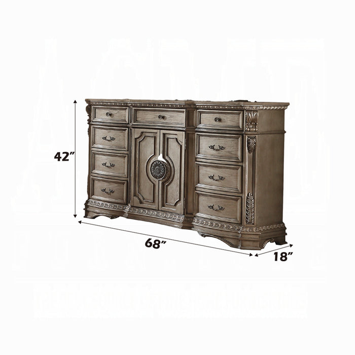 ACME Northville Dresser W/Wooden Top - Bed & Sofa Hub