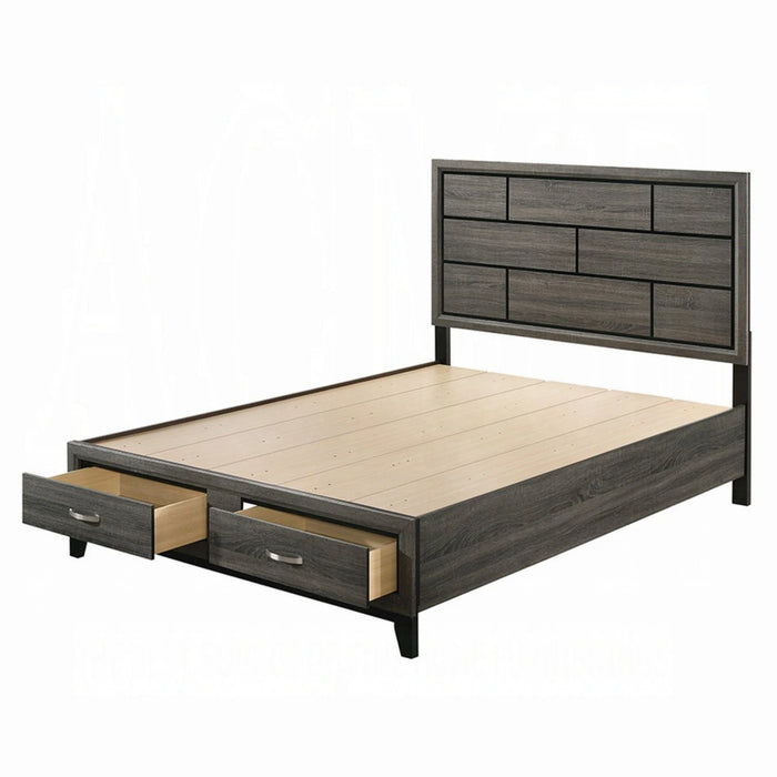 ACME Valdemar EK Bed W/Storage - Bed & Sofa Hub