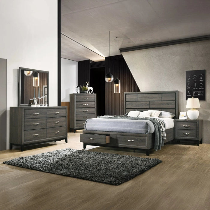 ACME Valdemar EK Bed W/Storage - Bed & Sofa Hub