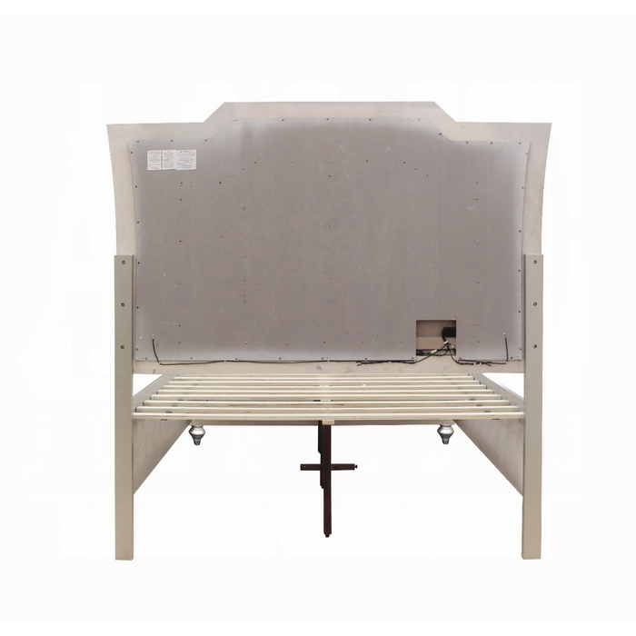 ACME Kaitlyn EK Bed W/Led & Storage - Bed & Sofa Hub