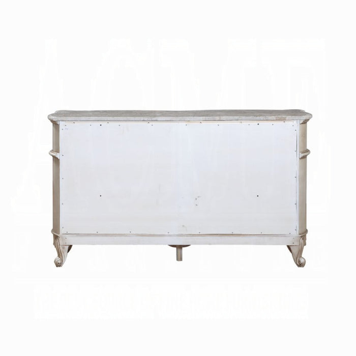 ACME Gorsedd Dresser W/Marble Top - Bed & Sofa Hub