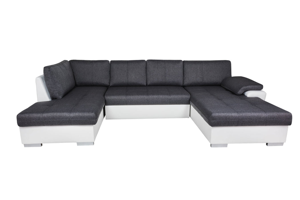 Maxima House Sectional TOKIO Maxi with FULL XL Sleeper and bedding storage WN0059 - Bed & Sofa Hub
