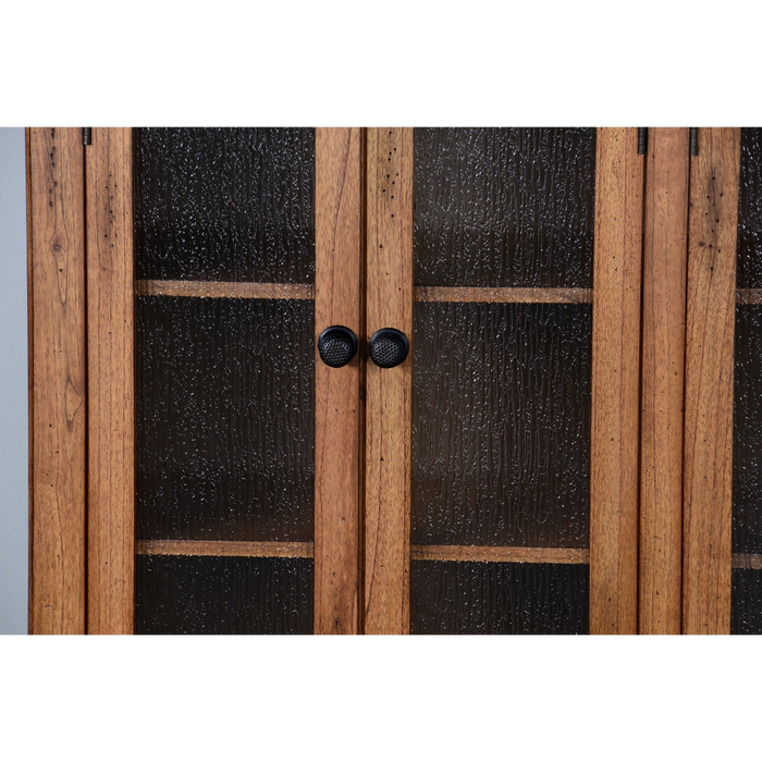 Sunny Designs Sedona 42" Adjustable Shelf Wood Bookcase in Rustic Oak - Bed & Sofa Hub