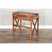 Sunny Designs Havana X-Base Student School Desk Rustic Acacia - Bed & Sofa Hub