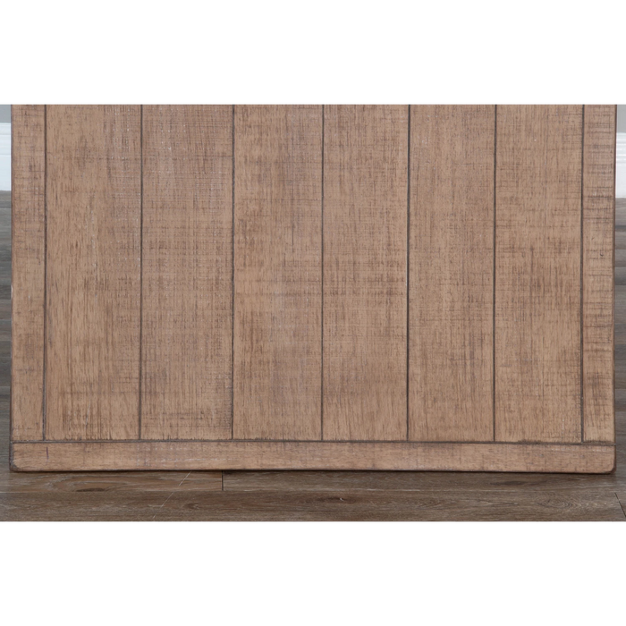 Sunny Designs Vivian 58" 2-drawer Farmhouse Wood Writing Desk in Light Brown Desert Rock - Bed & Sofa Hub