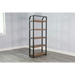 Sunny Designs Doe Valley Metal Frame Bookcase Buckskin - Bed & Sofa Hub