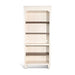 Sunny Designs Bookcase Open Marble White and Buck Skin - Bed & Sofa Hub