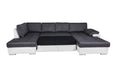 Maxima House Sectional TOKIO Maxi with FULL XL Sleeper and bedding storage WN0059 - Bed & Sofa Hub