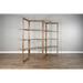 Sunny Designs Doe Valley 80" Wood Room Divider/Bookcase in Taupe Brown Buckskin - Bed & Sofa Hub