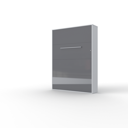 Maxima House Vertical Murphy bed Invento European FULL XL with mattress and LED included - Bed & Sofa Hub