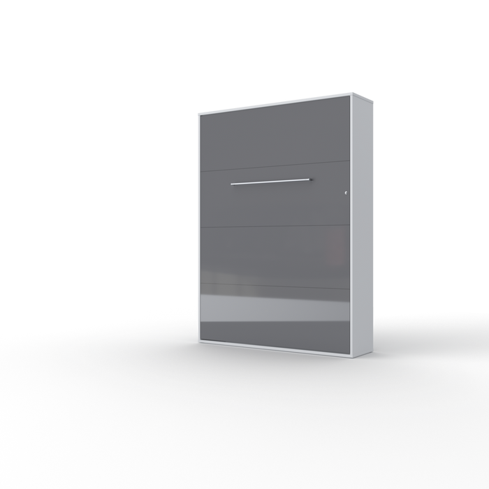 Maxima House Vertical Murphy bed Invento European FULL XL with mattress and LED included - Bed & Sofa Hub