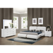 Coaster Jeremaine 4-piece Bedroom Set White - Bed & Sofa Hub