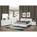Coaster Jeremaine 5-piece Bedroom Set White - Bed & Sofa Hub