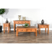 Sunny Designs Sedona 49" Transitional Wood Coffee Table in Rustic Oak - Bed & Sofa Hub