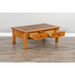 Sunny Designs Sedona 49" Transitional Wood Coffee Table in Rustic Oak - Bed & Sofa Hub