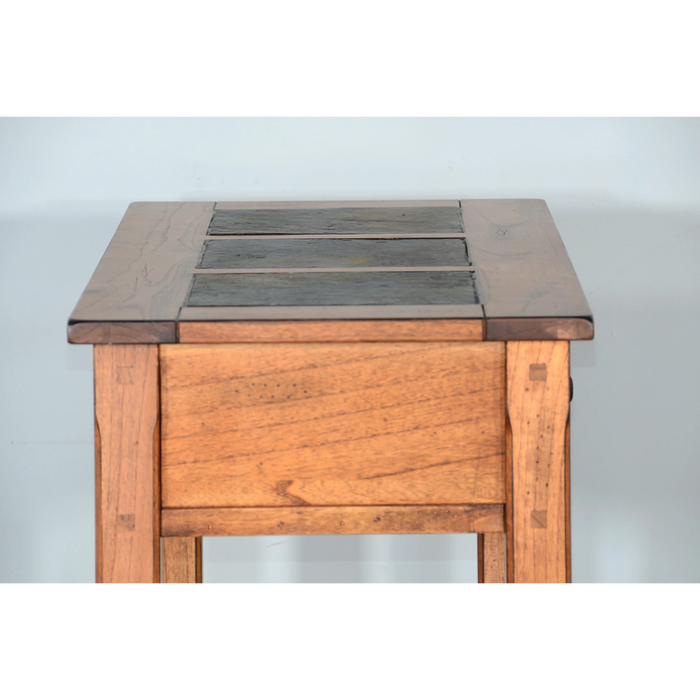 Sunny Designs Sedona 48" Transitional Wood Sofa Table in Rustic Oak - Bed & Sofa Hub